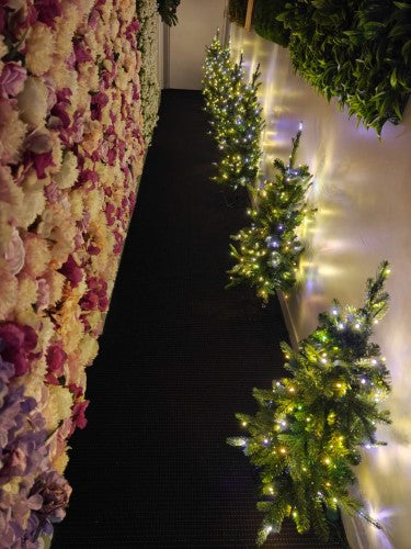 Multi Purpose Pathway Christmas tree with 100 LED Warm & Multi Lights - 3'