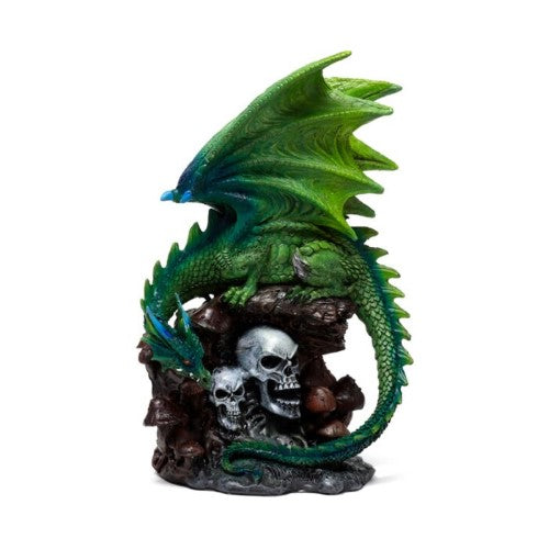 Ornament - Enchanted Nightmare Emerald Spirit of the Forest Skull Dragon