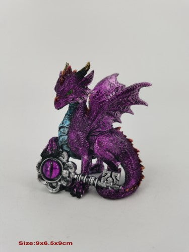 Ornament - Dark Legends Key of Power Dragon (Set of 3 Assorted)