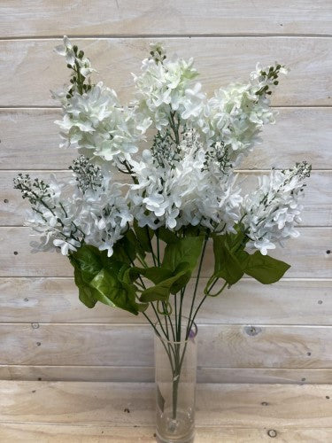 Artificial Hyacinth Bush - Large (White)