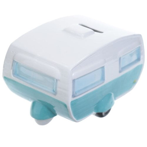 Ceramic Money Box - Home is Where You Park It Caravan