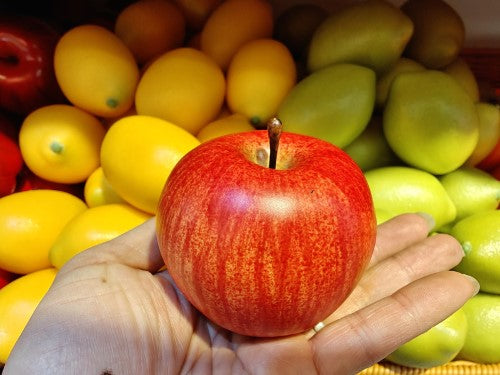 Ornament - Weighted Apple / Braeburn (Large)