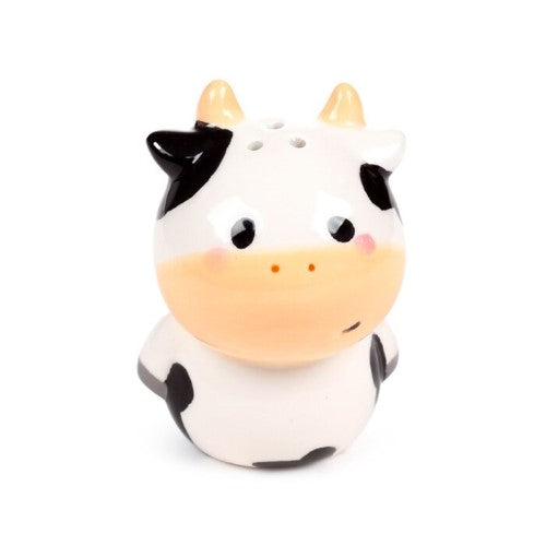 Ceramic Salt & Pepper Set - Black and White Cow