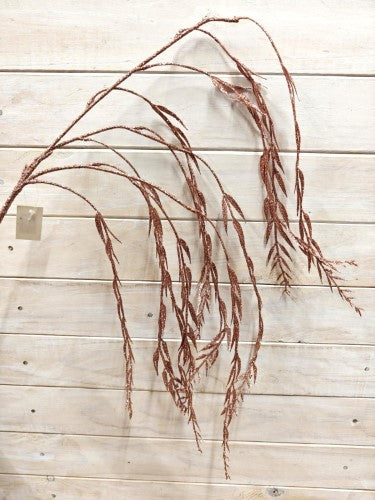 Artificial Weeping Willow (Rose Gold Glitter)