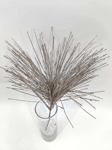 Artificial Long Pine Spray (Champagne)