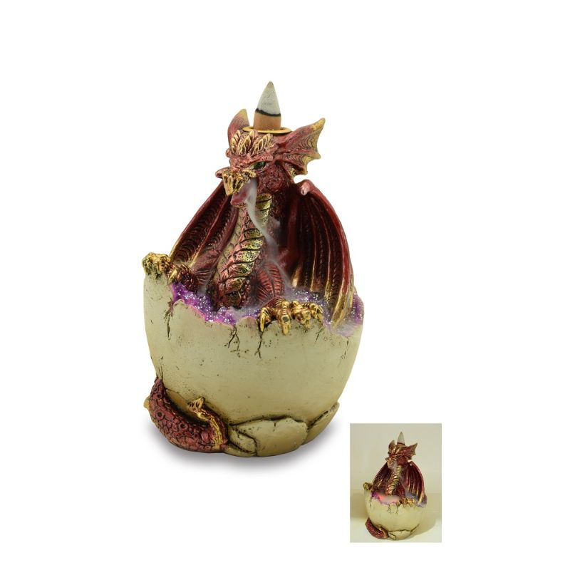 Dragon and Egg Red Backflow Burner LED