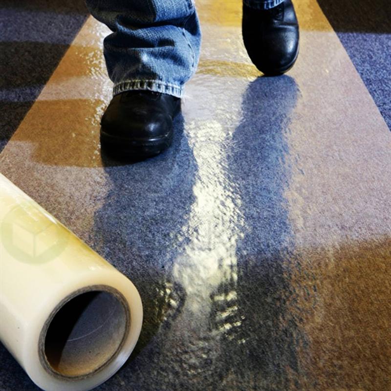 Sellotape 2830 Proguard Floor Protection Film, 1.25m x 100m, offers durable coverage for floors during renovation projects.
