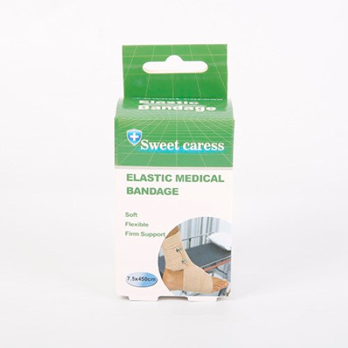 Elastic Medical Bandage - 7.5 x 450cm (12 Packs)