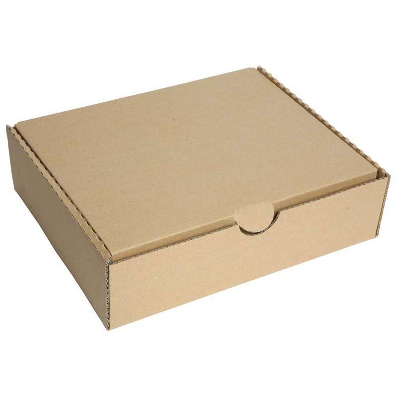 Durable Kraft A4 storage carton with labeling panel and finger hole for easy organization and retrieval.