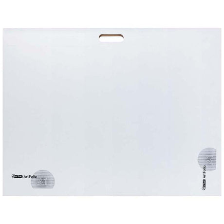 Artworx A1 Cardboard Folio for storing and transporting artwork, featuring a sturdy handle and durable, protective design.