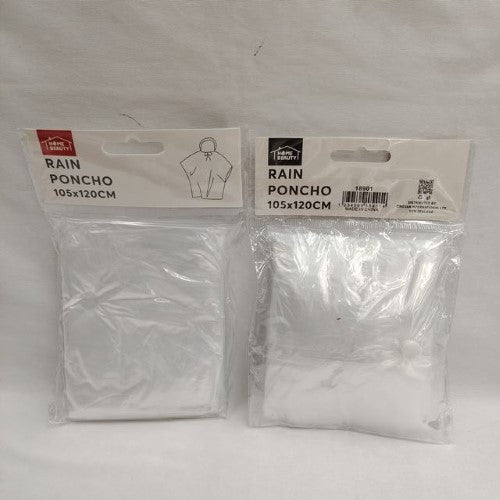 Rain Poncho - 105 x 120cm (Set of 12)