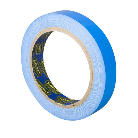 Sellotape 1522 Vinyl Tape in blue, 12mm x 66m, strong and reliable for all packaging needs.