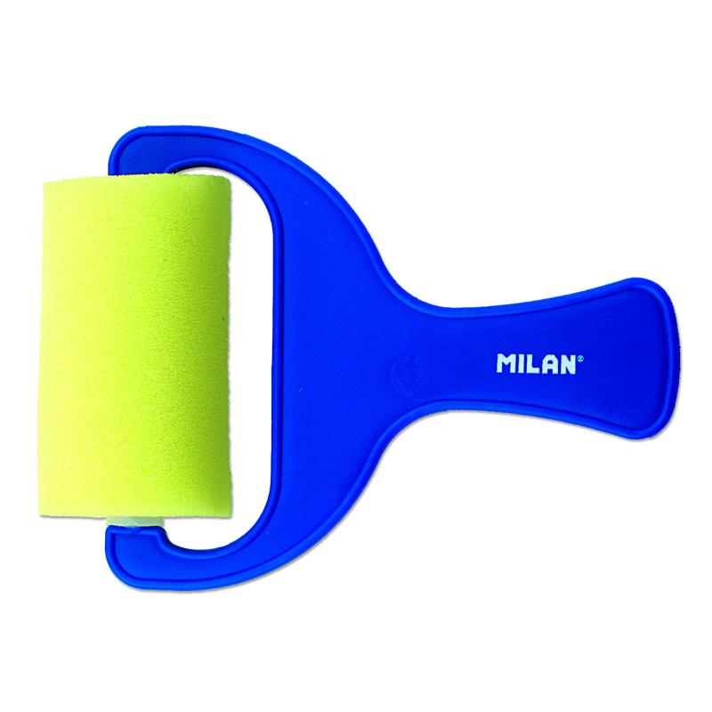 Milan Sponge Brush 1311 Series, 70mm, features ergonomic grip for smooth application in various painting techniques.