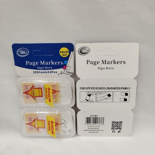 Page Markers - Sign Here (12 Packs)