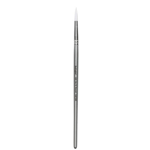 Bockingford Size 10 Taklon round paint brush with durable white hair for precise detailing and smooth blending.