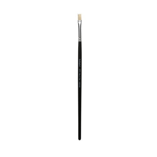 Bockingford 2777 Flat Paint Brush Size 4 with hog hair bristles, ideal for smooth, precise painting across various mediums.