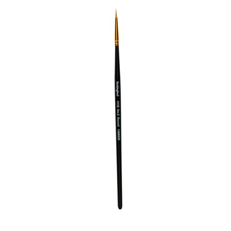 Bockingford Imitation Sable Round Paint Brush Size 0, ideal for fine detail work and versatile in various mediums.