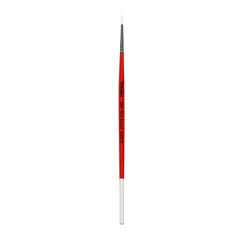 Bockingford 6907 Taklon round brush, size 0, perfect for fine detailing in various painting mediums.