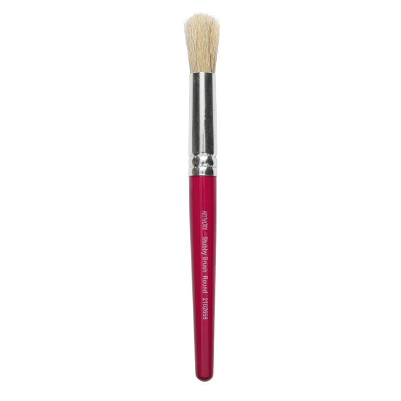 Artworx Paint Brush Stubby Round 13mm Pk/4