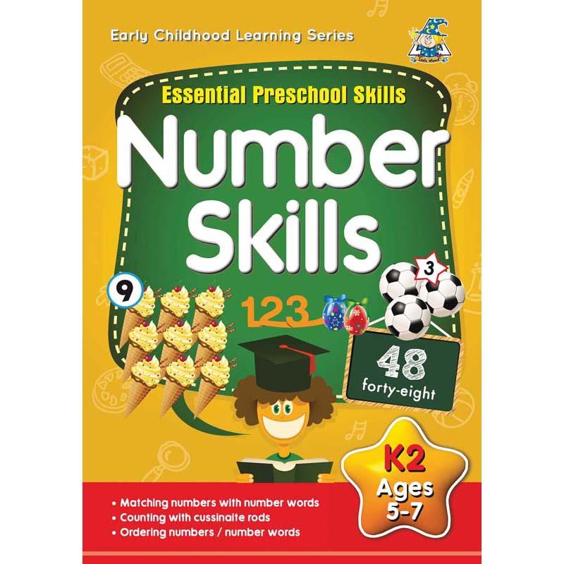 Greenhill Activity Book for 5-7 year olds, featuring fun exercises to enhance number skills and math confidence.