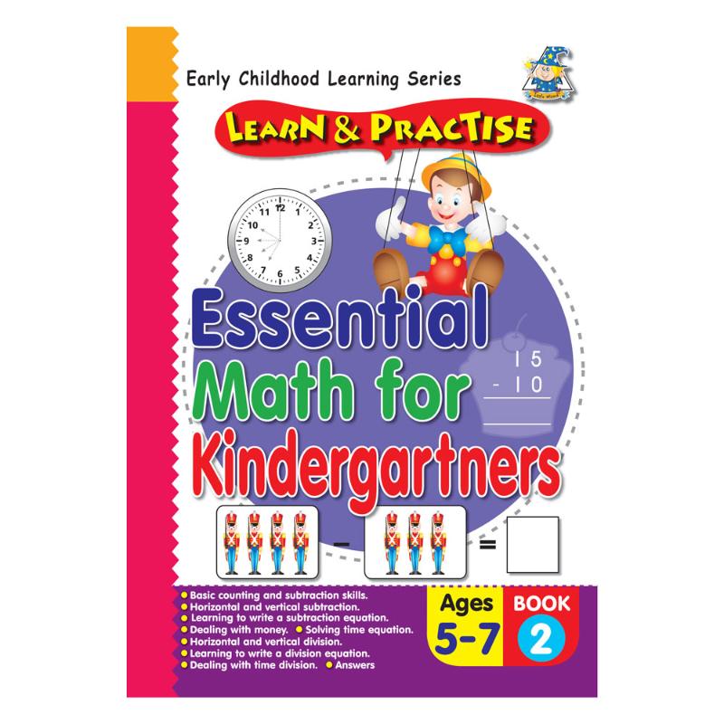 Engaging Greenhill Activity Book for children 5-7, enhancing essential math skills with vibrant illustrations and fun exercises.