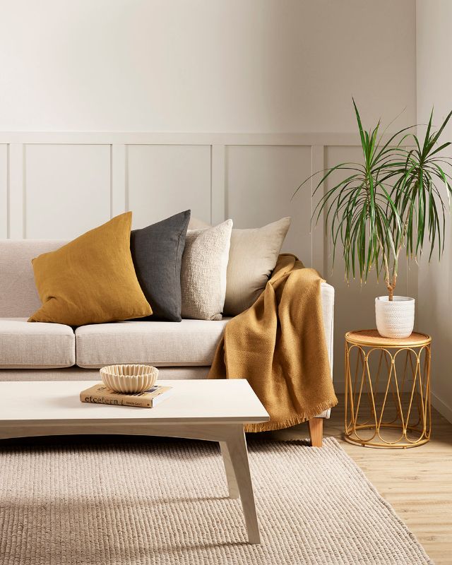 Milano Cushion - Black 55x55cm - OLLO