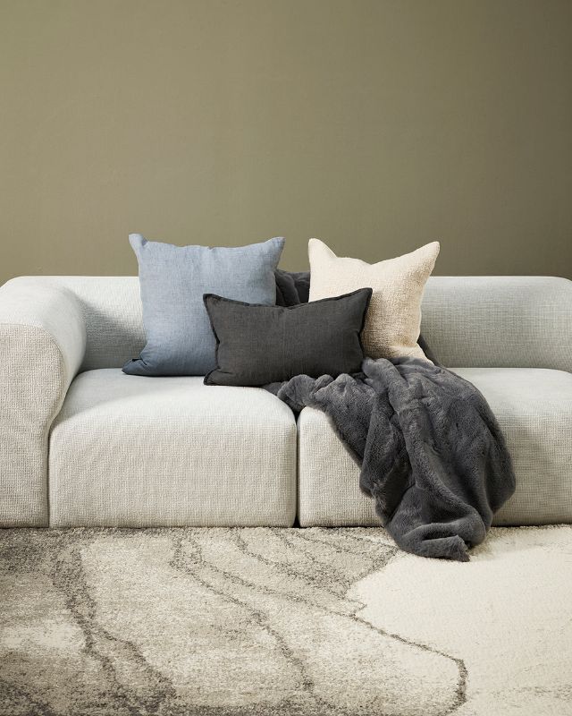 Milano Cushion - Black 55x55cm - OLLO