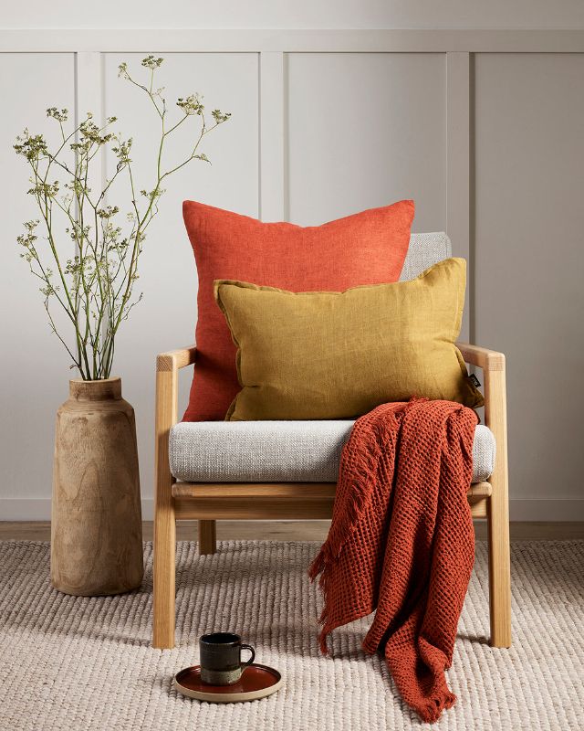 Milano Cushion - Black 55x55cm - OLLO