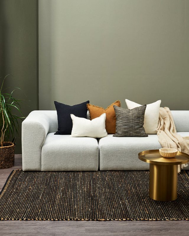 Milano Cushion - Charcoal 55x55cm - OLLO