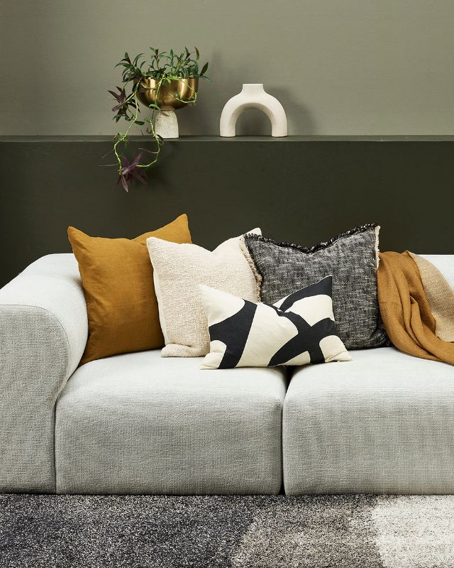 Arezzo Cushion - Natural 50x50cm - OLLO