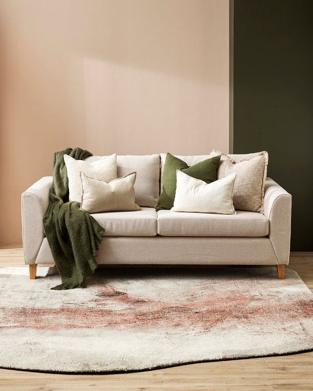 Arezzo Cushion - Natural 50x50cm - OLLO