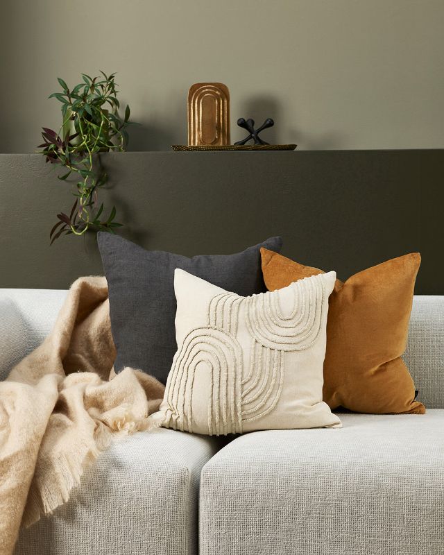 Gatsby Cushion - Ecru 50x50cm - OLLO