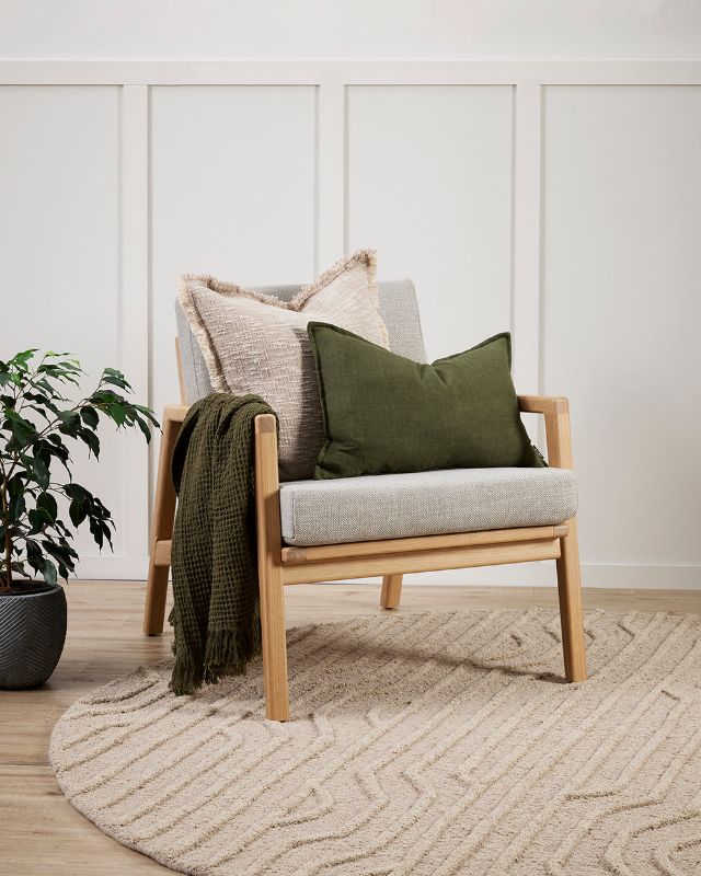 Celine Throw - Olive 125x150cm - OLLO