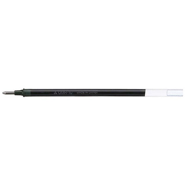 Uni-ball Signo Refill for UM-153 with 1.0mm black gel ink for smooth, vibrant writing and reduced waste.