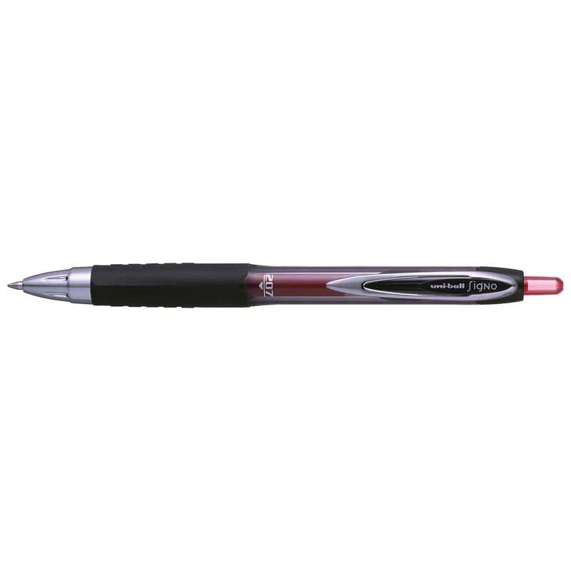 Uni-ball Signo 207 Retractable Gel 0.7mm Red UMN-207