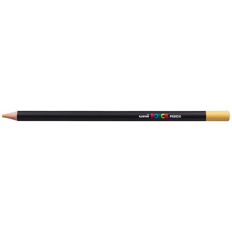 Uni Posca Pencil in Light Ochre, offering vibrant color, smooth application, and versatility for artists and crafters.