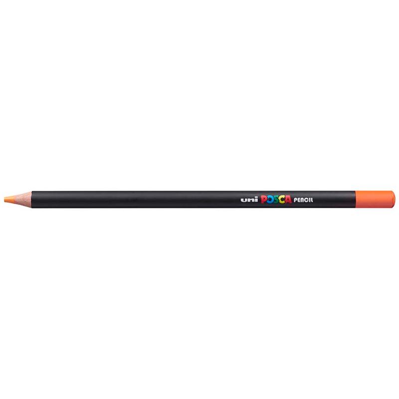 Bright Yellow Uni Posca Pencil for artists, delivering vibrant colors and durability for various drawing techniques.