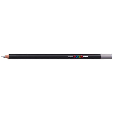 Uni Posca Pencil in Grey: High-quality versatile pencil for vibrant sketches, shading, and blending on any surface.