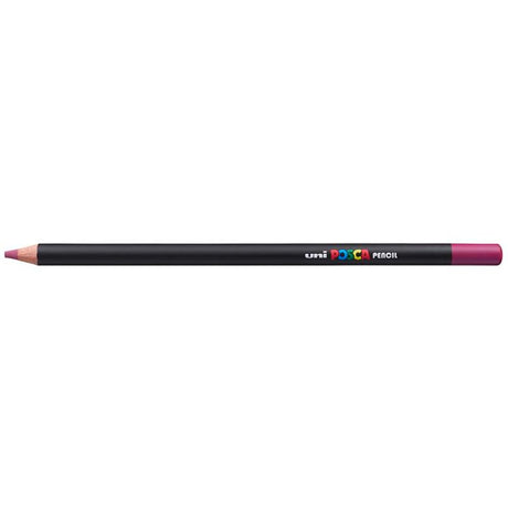 Uni Posca Pencil in vibrant Fuchsia, ideal for blending and detailing in various artistic techniques.