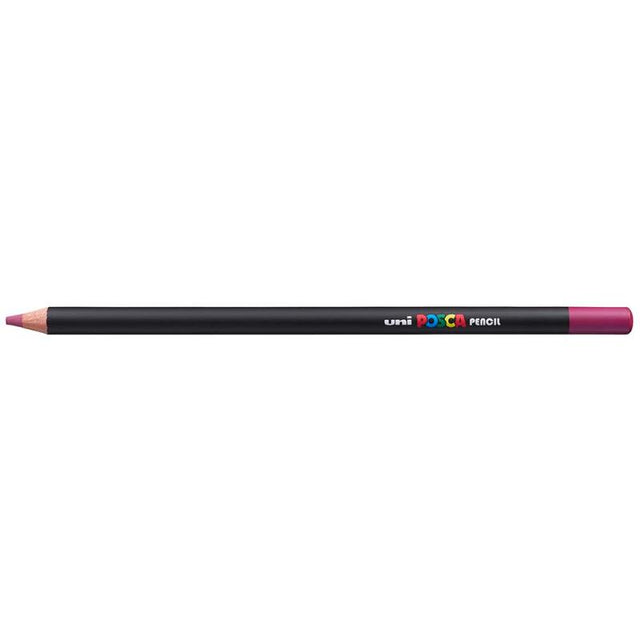 Uni Posca Pencil in vibrant Fuchsia, ideal for blending and detailing in various artistic techniques.