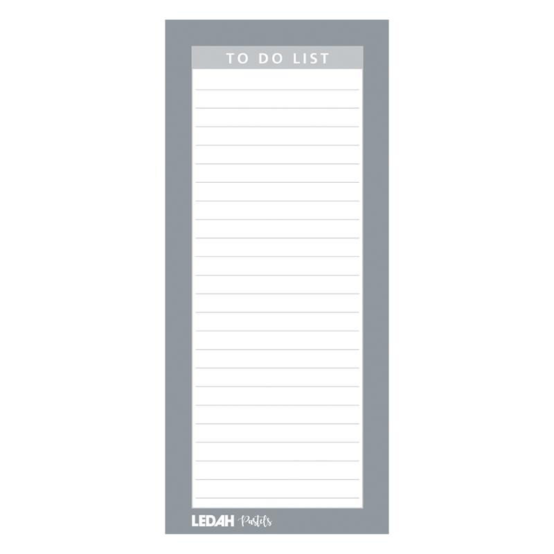 Ledah Pastels Weekly Magnetic To Do List with 60 sheets, featuring pastel colors and a magnetic backing for easy attachment.