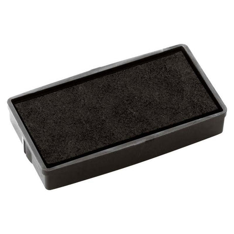 Colop Pkt Stamp E/20 Spare Pad in black, perfect for crisp impressions with self-inking stamps, size 14x38mm.