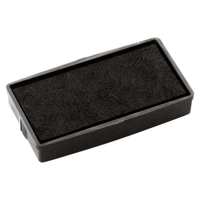 Colop Pkt Stamp E/20 Spare Pad in black, perfect for crisp impressions with self-inking stamps, size 14x38mm.