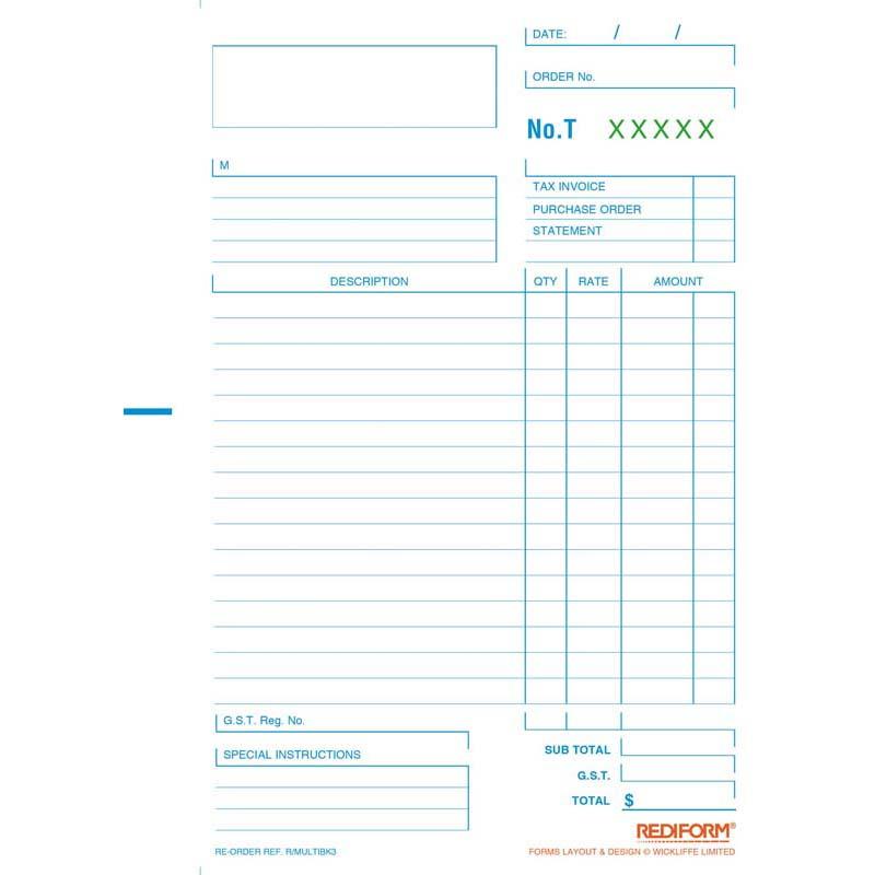 Rediform Book MultipurposeTriplicate 50 Leaf