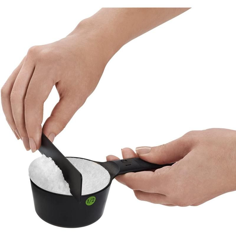 OXO Good Grips Plastic Measuring Cups Black | Set Of 6