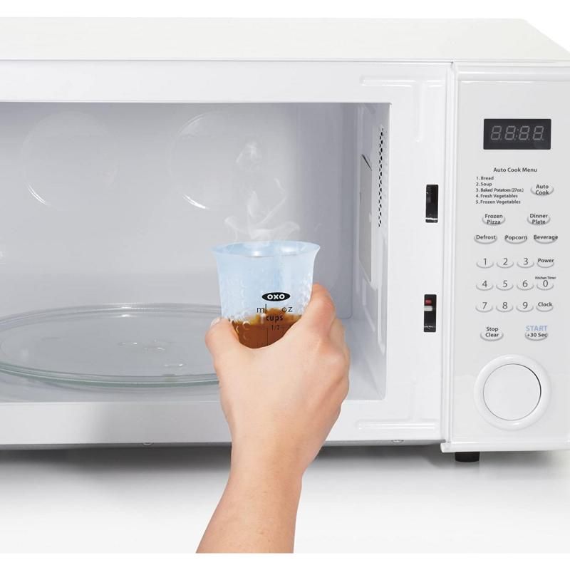 OXO Good Grips Mini Squeeze & Pour Silicone Measuring Cup With Stay-Cool Pattern