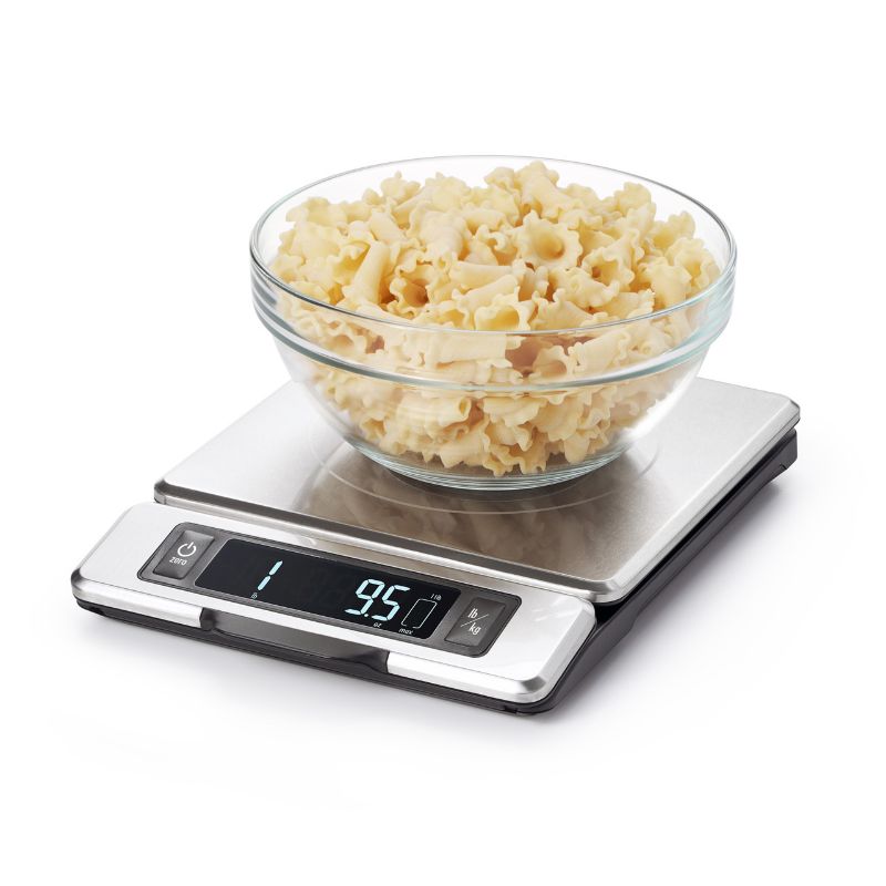 OXO - 11 lb/ 5kg Stainless Steel Food Scale With Pull-Out Display