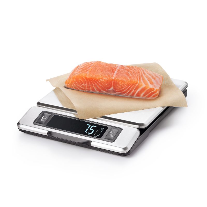 OXO - 11 lb/ 5kg Stainless Steel Food Scale With Pull-Out Display