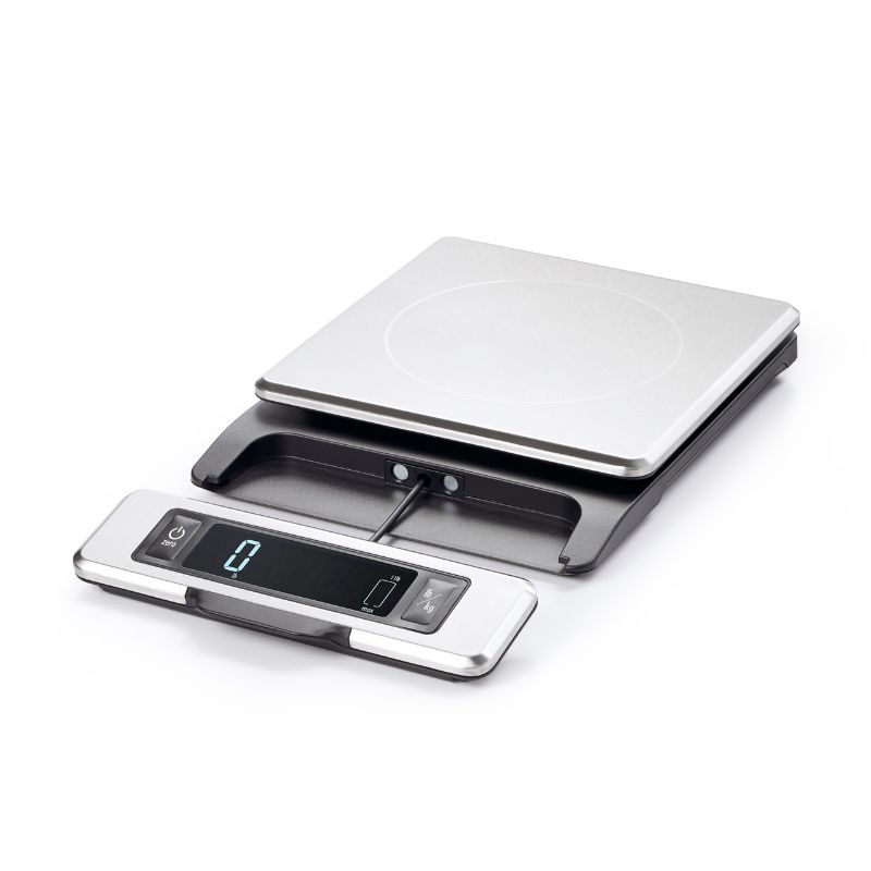 OXO - 11 lb/ 5kg Stainless Steel Food Scale With Pull-Out Display