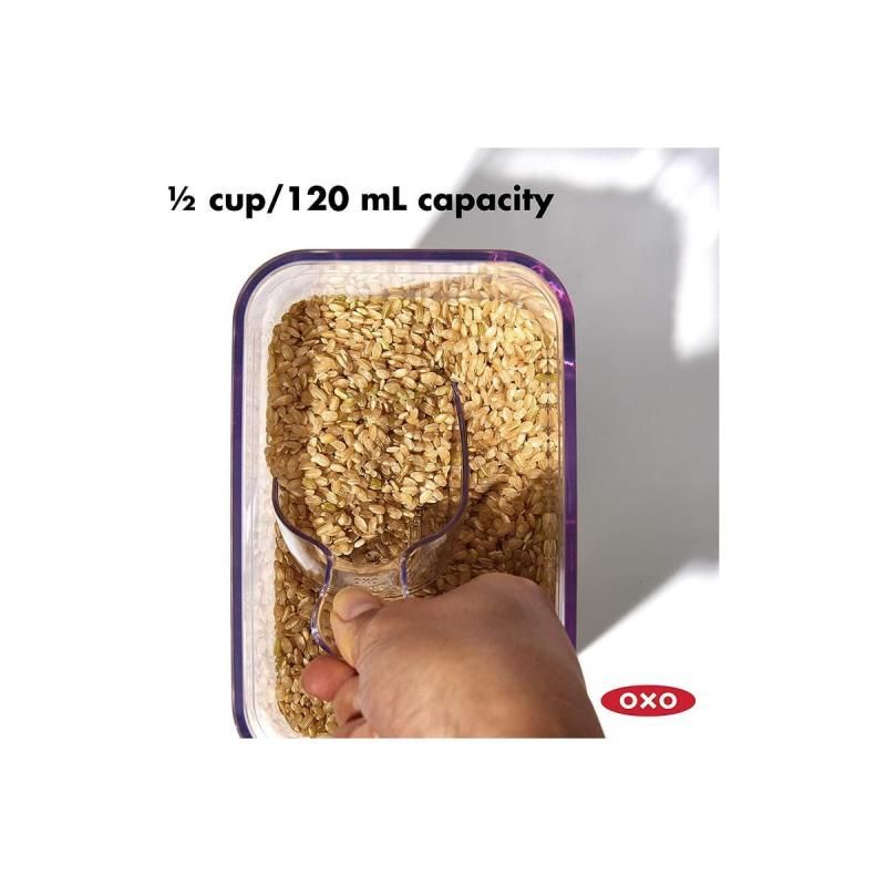 OXO Good Grips Pop Container Half Cup Scoop | Clear